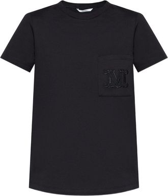 Max Mara Cotton T-Shirt With Logo