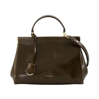 Victoria Beckham Bolso de mano Sloane Frame - Bags - Mujer - Marr&oacute;n - ONE SIZE