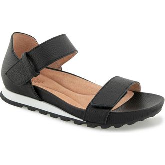 Jambu Linda Casual Wedge Sandal in Black at Nordstrom, Size 7.5