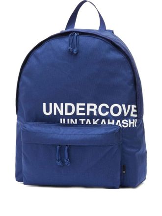 Undercover logo-print backpack - unisex - Nylon - One Size - Blue