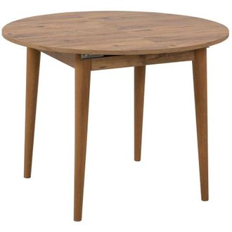 Hanah Home Hanah Home - Tavolo allungabile da 100 a 131 cm con gambe in legno massello - vina