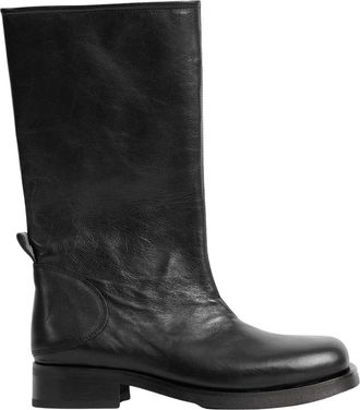 Our Legacy Haul Camion Boot - Heren - Enkellaarsjes - Zwart - 42 EU - Leer - Schoenen