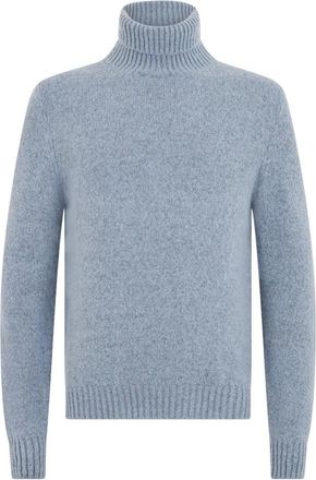 Fedeli Truien & Vesten, Heren, Blauw, L, Wol, Turtleneck Sweater