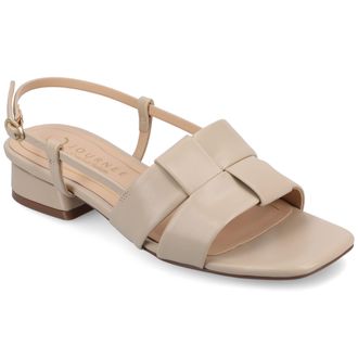 Journee Collection Women & apos;s Tabatha Medium and Wide Width Flat Sandals
