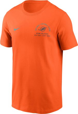 Nike Miami Dolphins Essential Nike Mens NFL T-Shirt in Orange | N19989N9P-PNG