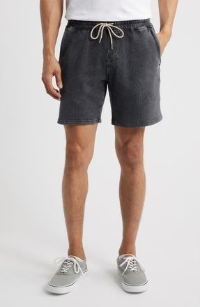 Fair Harbor Saltaire Sweat Shorts in Black at Nordstrom, Size Xx-Large