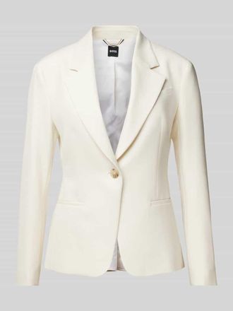 HUGO BOSS Blazer mit Brustleistentasche Modell Jia in Offwhite, Gr&ouml;&szlig;e 42