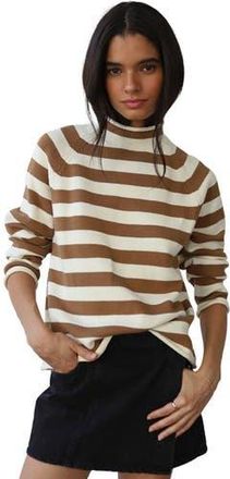 Callahan The Mock Neck Long-Sleeve Top - Womens in Ginger Root at Nordstrom, Size X-Large
