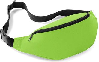 BagBase NEW BUM BAG BELT BAG 8 GREAT COLOURS - LIME(Size: One Size)