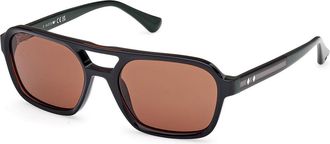 Web Eyewear Web WE0376 98E Mens Sunglasses Green Size 55