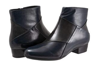 Trotters Maci Womens Boots Navy : 5.5 M (B), Leather