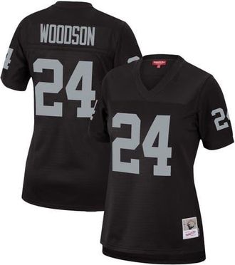 Mitchell & Ness Womens Mitchell & Ness Charles Woodson Black Las Vegas Raiders Legacy Replica Team Jersey at Nordstrom, Size X-Large
