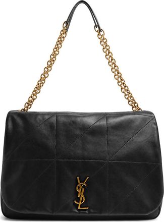 Saint Laurent Jamie XL Leather Shoulder bag - Black - One Size