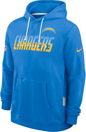 Nike Los Angeles Chargers Sideline Standard Issue Nike Mens Dri-FIT NFL Pullover Hoodie in Blue | 03AZ48Y97-SX8