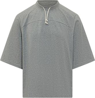 Mordecai Cord Band T-Shirt - Heren - T-shirts - Grijs - S - Leer - Tops