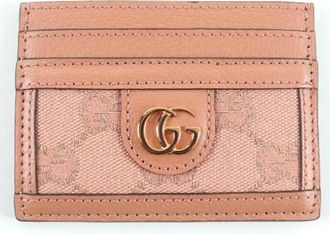 Gucci Pre-owned Vintage Portemonnee - Dames - Vintage Accessoires - Roze - ONE Size - Leer - Vintage
