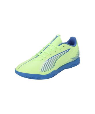 Puma Unisex Adults Ultra 5 Play IT Soccer Shoe, Fizzy Apple-PUMA White-BLUEMAZING, 10 UK
