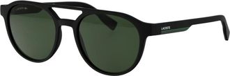 Lacoste Stijlvolle zonnebril voor een trendy look - Heren - Zonnebrillen - Zwart - 53 MM - Accessoires