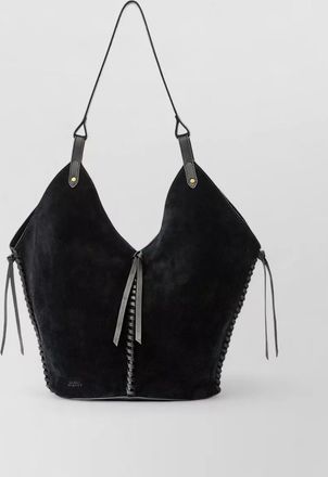 Isabel Marant tampa suede shoulder bag braided tassels