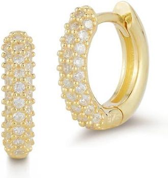 Glaze Jewelry 14K Gold Plated Silver Huggie Hoop Earrings at Nordstrom