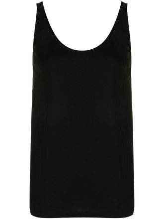 Fabiana Filippi scoop-neck tank top - Black