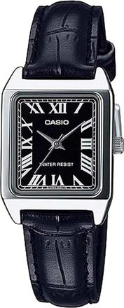 Casio Womens Black Analog Watch with Black Dial - LTP-V007L-1BUDF
