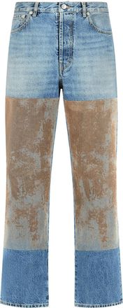 Maison Margiela Blue Cotton Jeans