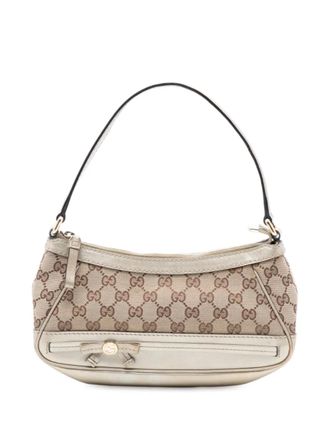 Gucci 2016-2025 GG Canvas Mayfair shoulder bag - women - Canvas/Calf Leather/Leather - One Size - Brown