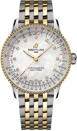Breitling Navitimer Automatic Mother of Pearl Dial Ladies Watch D173271A1A1D1
