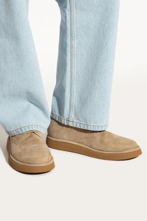 Giorgio Armani Suede Shoes, Mens, Beige