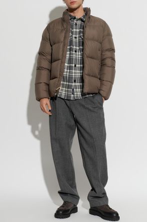 Woolrich Cotton Checked Shirt, Mens, Grey