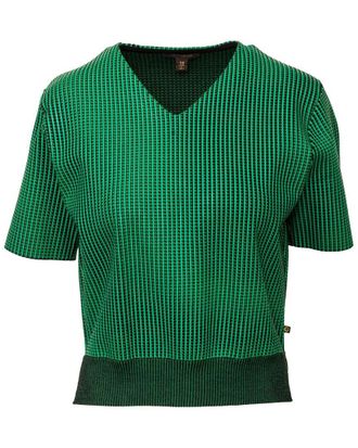 Louis Vuitton V-Neck Top, Size Int; Xs (Authentic Pre-Loved)