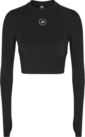 Stella McCartney Adidas X Stella Mccartney X Stella Mccartney Stretch-jersey Jacket - Black - S (UK8-10 / S)