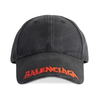 Balenciaga Hoeden - Heren - Petten - Zwart - M - Nylon - Accessoires