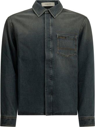 Golden Goose Denim Shirt - Heren - Spijkeroverhemden - Blauw - L - Denim - Overhemden