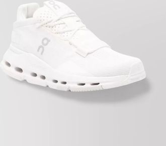 On technical fabric low-top sneakers