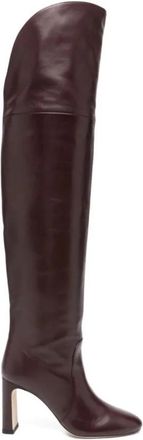 Stuart Weitzman Stijlvolle OTK Tubo Laarzen - Dames - Over de knie laarzen - Bruin - 39 EU - Schoenen
