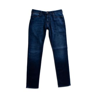 Emporio Armani Slim Fit Jeans, male, Blue, W38, Slim Fit Denim 5 Pocket Trousers