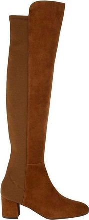 Stuart Weitzman Womens Suede Heel Knee High Boots