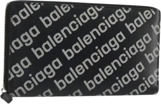 Balenciaga Pre-owned Wallets, female, Black, Size: ONE SIZE Pre-owned Vintage Long Wallet