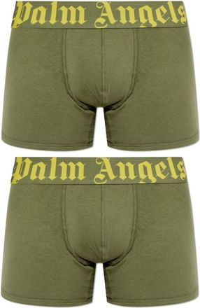 Palm Angels Hombre, Ropa interior, Verde, Talla: S
