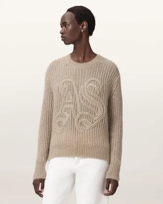 AllSaints Chain AllSaints Embroidered Sweater