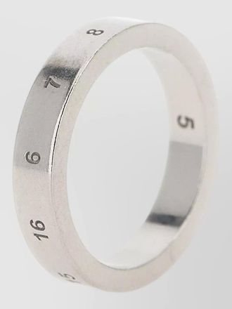 Maison Margiela numeric silver ring