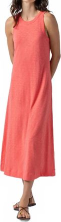 Lilla P Jewel Neck Tank Dress In Reef