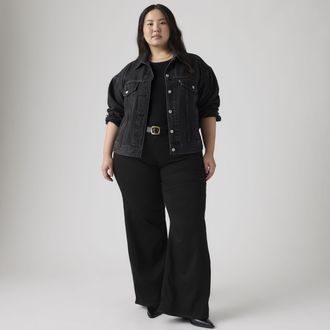 Levi's 318 Shaping Wide Leg Jeans (Plus Size) - Womens - 14L - Black