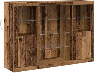 vidaXL Vidaxl - Vitrina Madera Vieja 142.5 X 37 X 100 Cm Madera Contrachapada