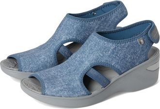 Bzees Dream Womens Sandals Denim : 6.5 M, Textile