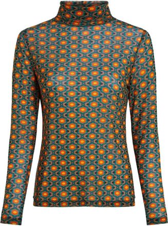 King Louie Dames, Tops, Bruin, Maat: XL