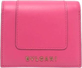 Bulgari Pre-owned Wallets, female, Pink, Size: ONE SIZE Pre-owned Vintage Wallet