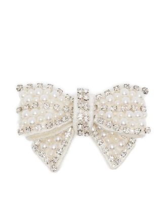 Self Portrait Oorbellen in strikvorm - Zilver